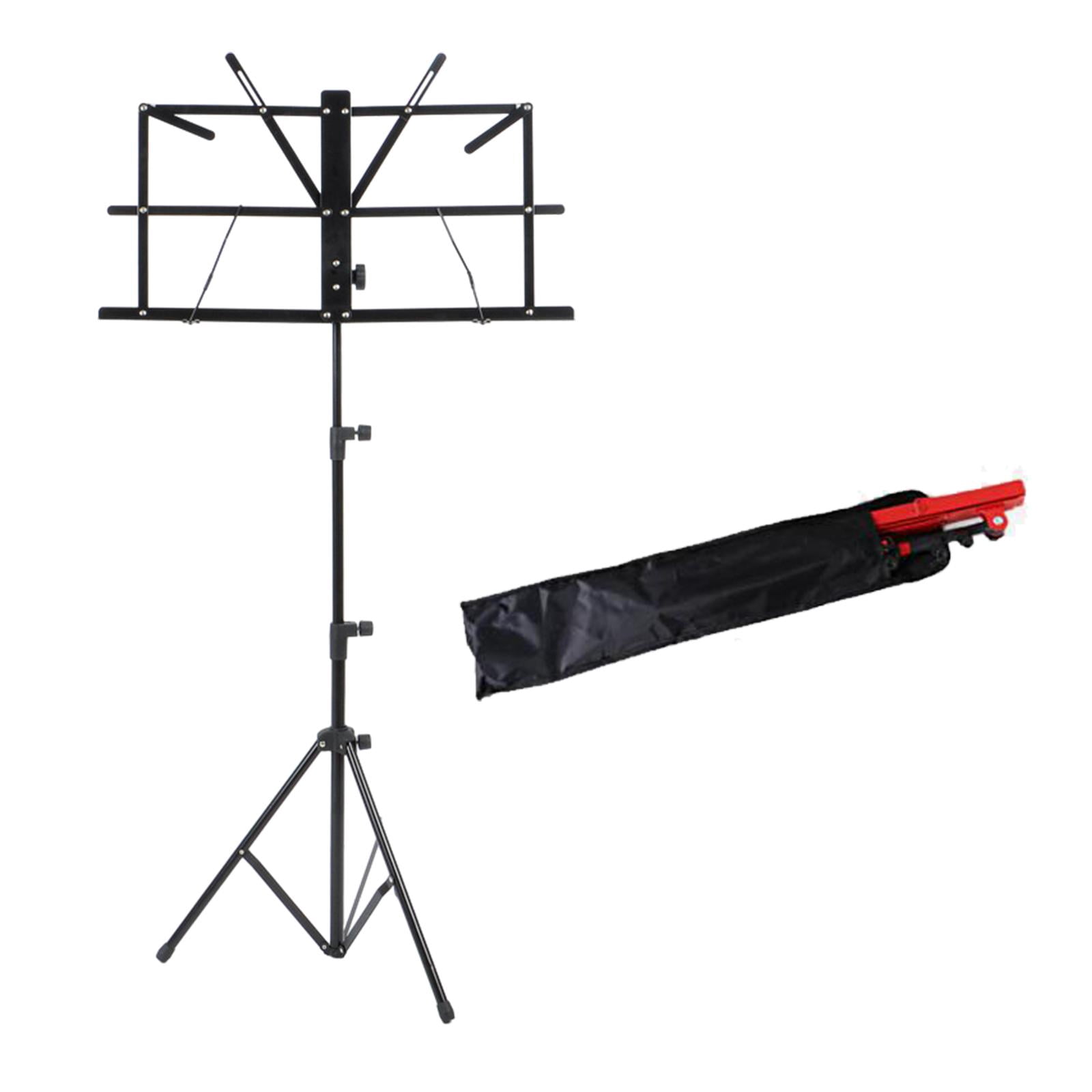 LeeQinersw Book Stand Music Sheet Clip Holder Portable Reinforced Nonslip Sheet Music Stand
