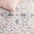 thumbnail image 6 of SAFAVIEH Arizona Gorica Distressed Polyester Machine Washable Area Rug, Peach/Beige, 6' x 6' Round, 6 of 7