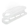 thumbnail image 4 of Rolling Egg Dispenser 2 Tier Space Saving Automatic Roll Down Egg Holder for Refrigerator Countertop Transparent, 4 of 10