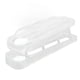 thumbnail image 4 of Dispensador de huevos enrollable, soporte automático para huevos enrollable, ahorro de espacio de 2 niveles, para encimera de refrigerador, transparente, 4 of 10