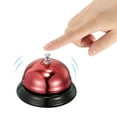 thumbnail image 4 of Uxcell 85mm(3.35") Desk Bell Steel Electroplating Red 1 Pack, 4 of 5