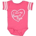 thumbnail image 3 of Inktastic I Love My Nana and Papa in White Chalk Heart Boys or Girls Baby Bodysuit, 3 of 5