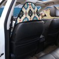 thumbnail image 5 of POLERO Geometric Diamond Design Car Front Seat Cover, Waterproof Non Slip Plush Microfiber Protector, Suitable for Van Truck Seat, Fit for SUVs, 5 of 7