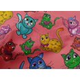 thumbnail image 4 of oneOone Cotton Cambric Dark Peach Fabric Kitten Cats Diy Clothing Quilting Fabric Print Fabric By Yard 56 Inch Wide-GJK, 4 of 4
