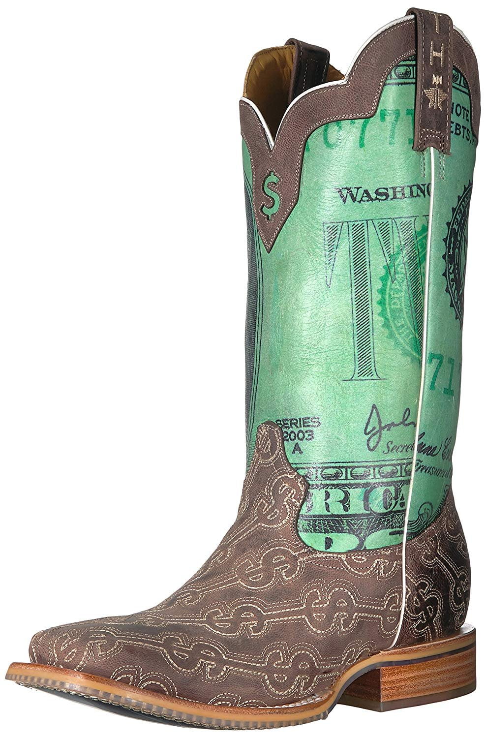 Tin Haul Tin Haul Shoes Men's Duece Western Boot Brown 13 D D US