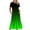 Green, variant on ChaoHeng Women Dresses under $10 Short Sleeve Dresses Women's Summer Casual Short Sleeve CrewNeck Dress Casual Flowy Tiered Maxi Beach Dress with Pockets Gradient Print Dress