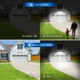 thumbnail image 3 of SANSI 36W Activated LED Security Lights Motion Sensor Flood Light Outdoor, 3 Heads Motion Detector, 3600LM, 5000K, 3 of 10