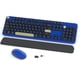 thumbnail image 1 of Combos de teclado y ratón Links9+ Retro Wireless Azul-Negro, 1 of 6