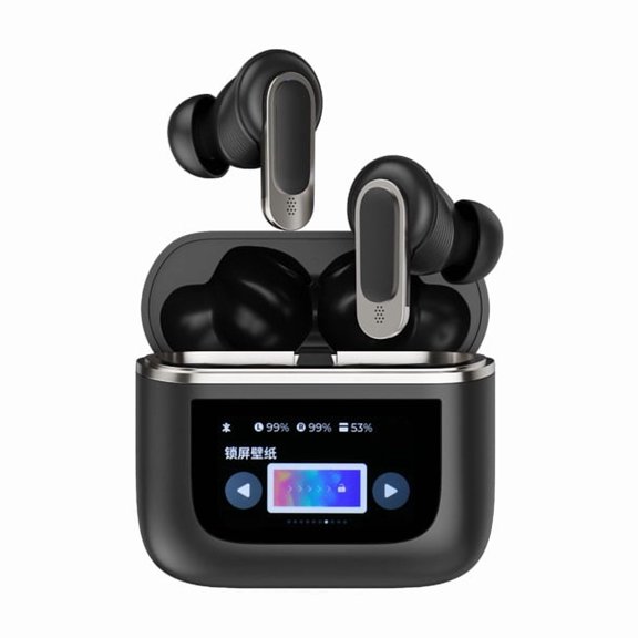 Touch Screen Active Noise-reduction Bluetooth Headset