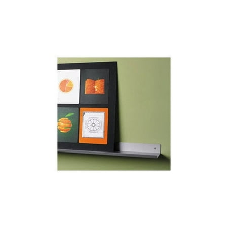 Peter Pepper Envision Wall Mounted Aluminum Shelf with Lip