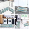 thumbnail image 4 of Kitchen Rugs and Mats Non Skid Washable Summer Themed Kitchen Mat and Rug Set,Home Sweet Home Waterproof Rug,Rubber Backed Area Rugs for Kitchen Sink,Laundry Room,Indoor,Holiday Kitchen Rugs, 4 of 6