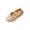 Beige, variant on Soft Sole Ankle Strap Flats for Toddler Girls Comfortable Stretchy Ballet Flats with Pearls Classic Round Toe Slip On Shoes for Daily Party