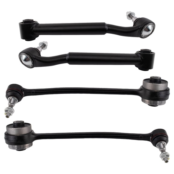 TRQ Front Left and Right Lower Control Arm with Ball Joint Set 4 Piece Fits 2015-2022 Ford Mustang