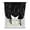 Black, variant on White Black Striped Shark Tie Up Curtains for Window, Thermal Insulated Balloon Shade Adjustable Rod Pocket Curtains Valance Panels for Kitchen Bathroom Cafe 42 x 45 Modern Abstract Art Stripes