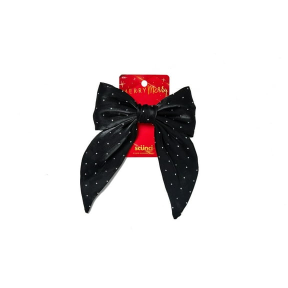 Scunci 1-PK STUD BOW BARRETTE