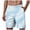 A56-Light Blue, variant on Men's Swim Trunks Beach Shorts Quick Dry Bathing Suits(Light Gray,L)