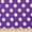 Purple / White, variant on Polka Dot Large Printed Fabric Navy Blue / White 100% Cotton 58/60" Wide Sold By The Yard