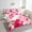 Pink White, variant on Erosebridal Watercolor Pink Flower Bedding Sets Twin Size, Chic Floral Comforter Sets with Sheets, Girly Blossoms Bedding Accessories, Super Cozy Room Decorative, Reversible 7pcs