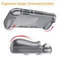 thumbnail image 7 of Fintie Case for Nintendo Switch Lite 2019 - Soft Silicone [Shock Proof] [Anti-Slip] Protective Cover with Ergonomic Grip Design for Switch Lite Console (Gray), 7 of 7