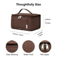 thumbnail image 3 of NOL Natural Organic Lifestyle Small Lunch Bag Mini Lunch Box Insulated Lunch Bag for Men/Women Leakproof Cooler Tote Bag Lightweight Nylon Waterproof Lunch Box For Work, Coffee, 3 of 8