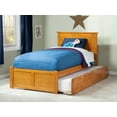 thumbnail image 4 of Nantucket Twin Extra Long Bed with Footboard and Twin Extra Long Trundle in Caramel, 4 of 10