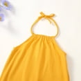 thumbnail image 3 of Actgleam Toddler Girls Backless Strap Jumpsuit for Girls Harem Halter Sleeveless Romper 3-7Y, 3 of 6