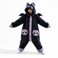 thumbnail image 5 of Adult Halloween Bat Pajama Jumpsuit, Funny Animal Sleepwear Costume For Home Lounging, Costume Parties, Cosplay Events, Photo Sessions, Festivals And Novelty Dress Up Occasions, 5 of 8