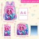thumbnail image 4 of Set de Mochila AGSDON Sirena 41 cm con Lentejuelas para Niñas y Lonchera, 4 of 7