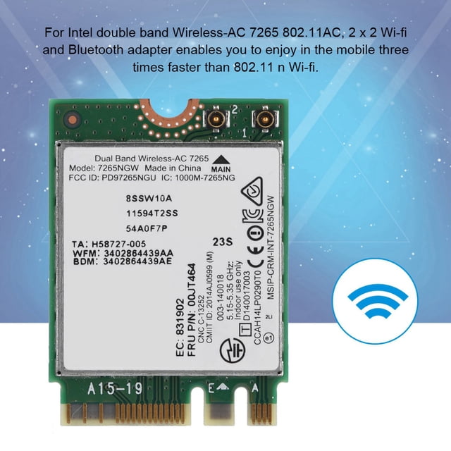 Para Inalámbrico-AC Inalámbrico De Doble Banda AC 7265 Inalámbrico 867M