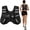 Black, variant on Weighted Vest for Women Men Available in 6lb/8lb/12lb/16lb/20lb/25lb/30lb Fixed Weights,Body Weight Vest with Reflective Stripes for Running,Walking,Workout,Strength Training,Weight Loss