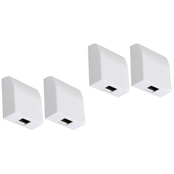 2 Count Light Covers Outlet Single Socket Baby Proofing Safety Child White