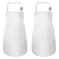 thumbnail image 2 of Conjunto de Delantal Y Gorro de Cocinero de 36 Piezas, Delantal Ajustable para Niños con Bolsillos (Blanco, Adecuado para Niños de 2 A 6 Años), 2 of 5
