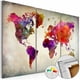 thumbnail image 2 of Tablero de corcho - Mosaic of Colours [Cork Map] Medidas 60X40, 2 of 5