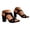 B, variant on Pandaie Women Open Toe Heels Sandals Ankle Strap 2.95 Inch Chunky Heeled Dressy Pumps Slingback Casual Wedding Party Dress Thong Shoes Black Size 6