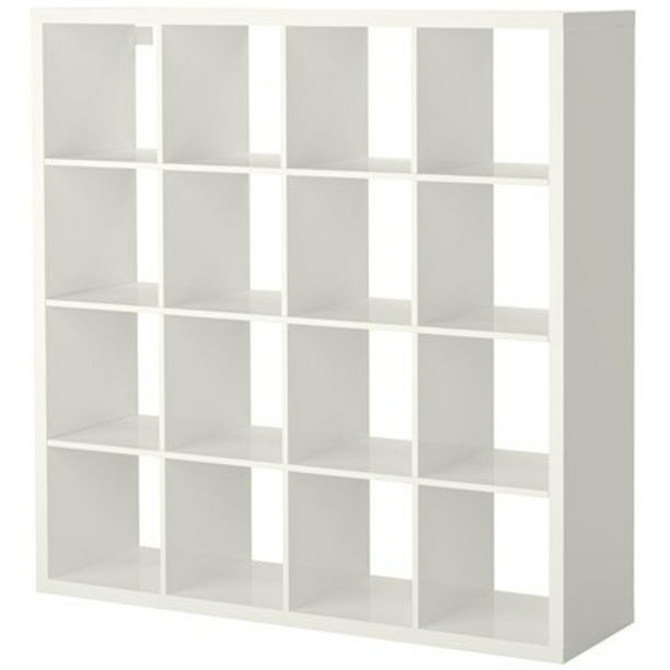 Ikea Shelf Unit High Gloss White 628, White Bookcase 30 Inches High Gloss