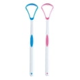 thumbnail image 1 of Oral Cleaner Tpr Light Blue For Tongue Hygiene 2Pcs 6.9x1.2In, 1 of 9