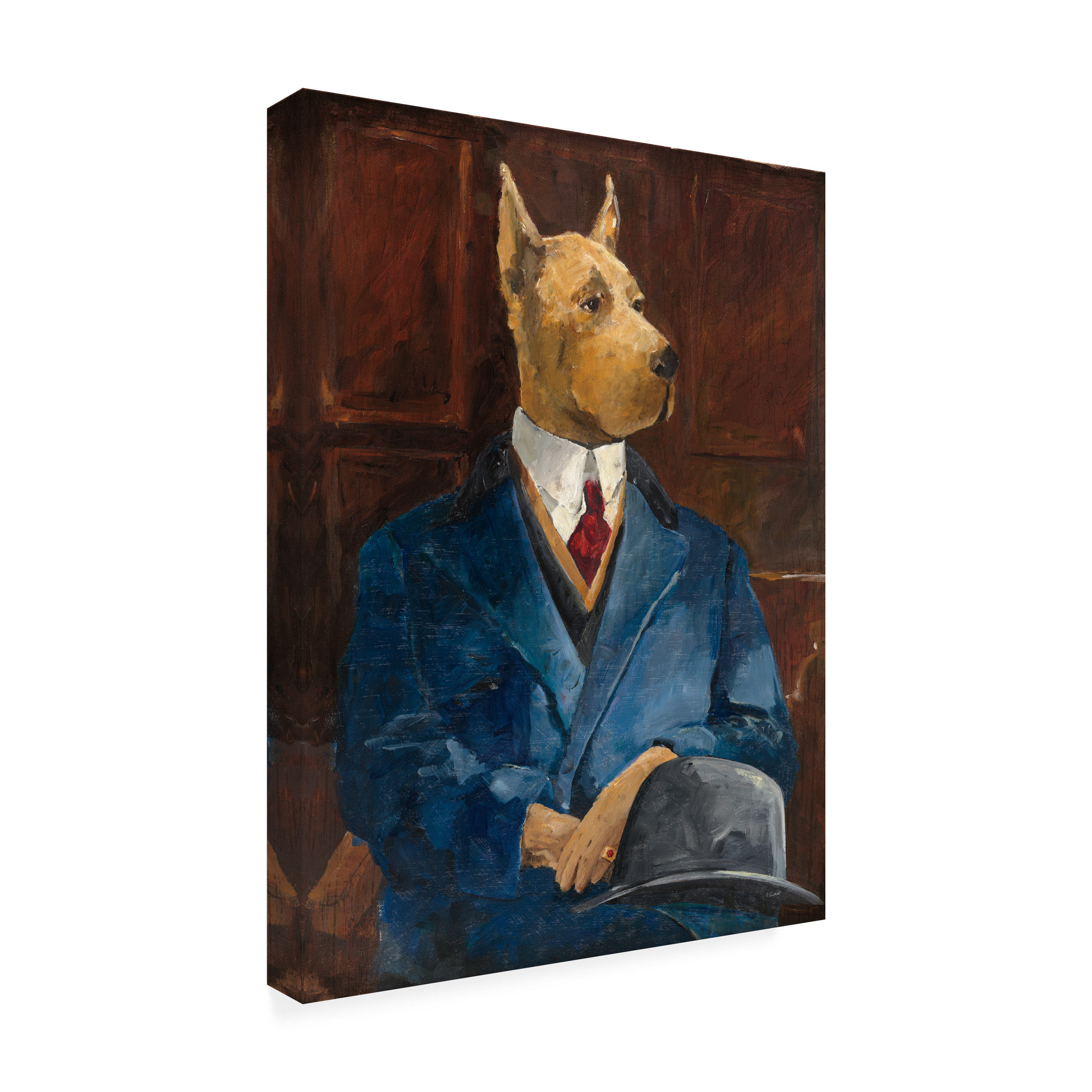Avery Tillmon 'Inspector Dogleash' Canvas Art