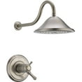 thumbnail image 2 of Delta Faucet Cassidy 17T Series Dual-Function Shower Trim Kit with Single-Spray Touch-Clean Shower Head, Stainless T17T297-SS (Valve Not Included), 2 of 4