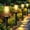 Black, variant on Solar Pathway Lights Outdoor, Solar Lights Outdoor Waterproof IP65, Bright Solar Garden Lights Outdoor, Auto On/Off Outdoor Solar Lights for Yard Walkway Driveway Landscape Garden Decor