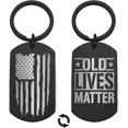 thumbnail image 2 of Old Lives Matter Stainless Steel 20 Oz Tumbler, Old Man Gifts For Men Funny - 40Th 50Th 60Th 70Th Birthday Gifts For Men Father Dad Grandpa Uncle, Funny Old People Gifts, Retirement Gift For Men, 2 of 7