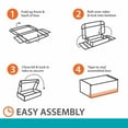 thumbnail image 6 of Pen+Gear Shipping Box, 9" L x 12" W x 3" H, White, 30-Count Case, 6 of 13