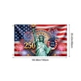 thumbnail image 4 of USA 250th Anniversary Flag 3x5 FT B, 250 Years of Freedom American Flag for Outside 4th of July Decorations Yard Decor, 4 of 6