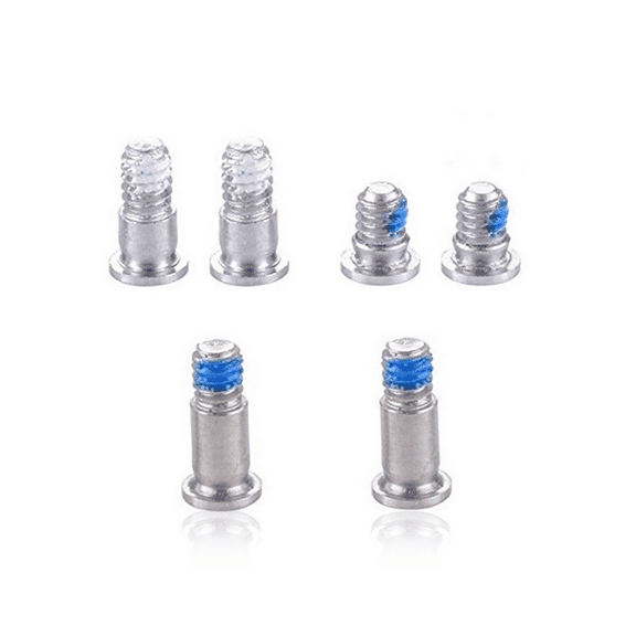 Replacement Bottom Case Screws (Pentalobe P5) Compatible For MacBook Pro 13" Retina (A1708 / A2159 / A2338 / Late 2016 To 2020) (Silver)