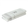 thumbnail image 2 of SKL Home Casual Monogram Hand Towel (2-Pack), "R", White, 2 of 6
