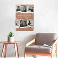 thumbnail image 6 of Custom Canvas Prints Brownish Pink Minimalist Graduation Day Personalized Photo Image Collage DIY Framed Kit Wall Art Picture Room Decor 16x20 inch, 6 of 7