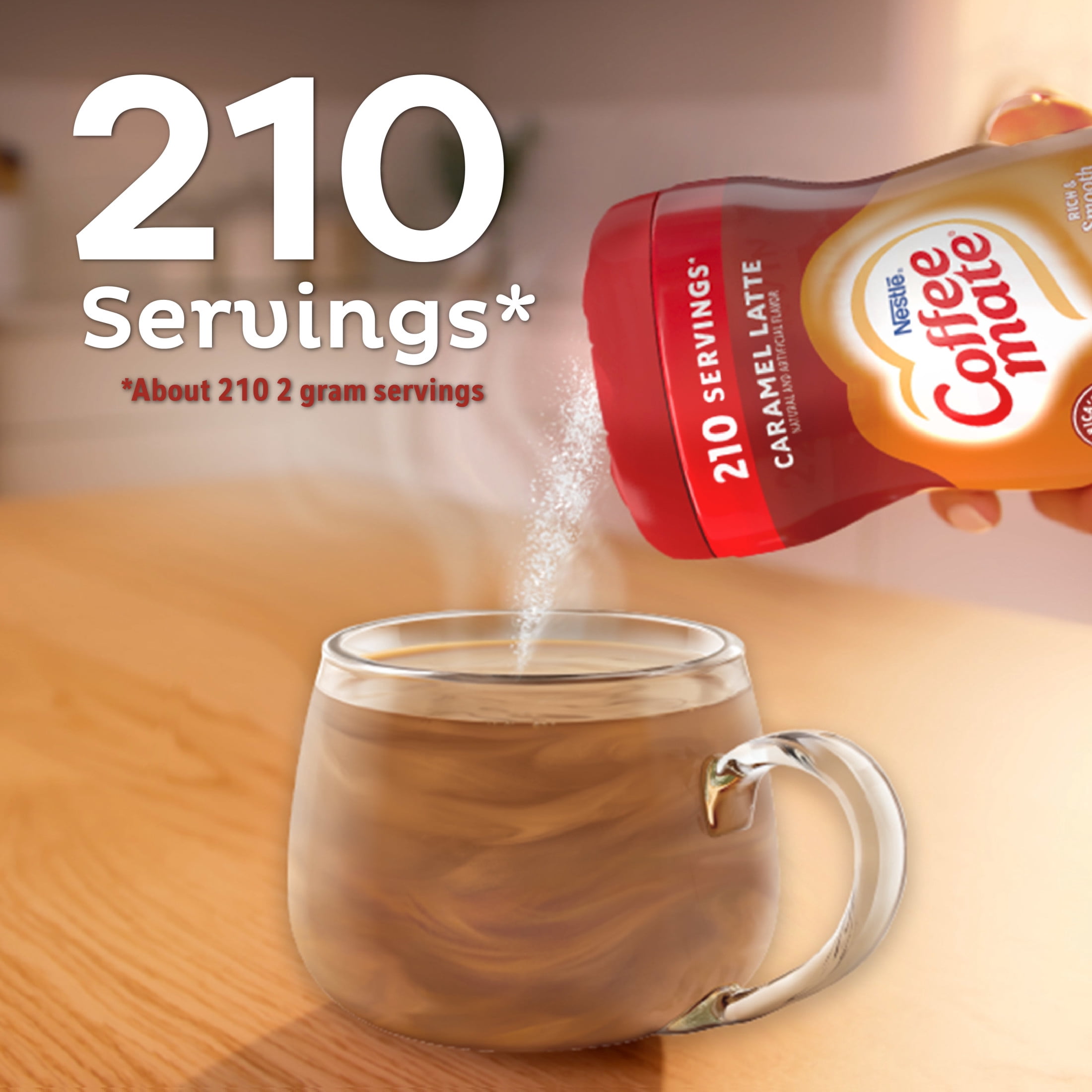 Nestle Coffeemate Caramel Latte Coffee Creamer, 15 oz