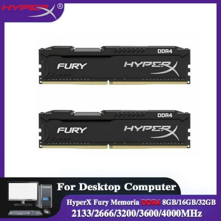 

LXJNGSJ High Performance Fury Memoria DDR4 Desktop RAM - 8GB 16GB 32GB Options Available in 3600MHz 3200MHz 2666MHz 2400MHz and 2133MHz Speeds. Low Voltage 1.2V DIMM for Excellent Eff