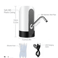 thumbnail image 3 of ZOUYUE 5 Gallon Water Dispenser - USB Charging Water Pump for 5 Gallon Bottle Universal Fit Water Bottle Pump Portable Electric Water Jug Dispenser Drinking Water Dispenser 5 Gallon for 2 3 5 Gallon, 3 of 5