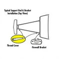 thumbnail image 3 of Radiator Support Rod Firewall Brackets, 3 of 4