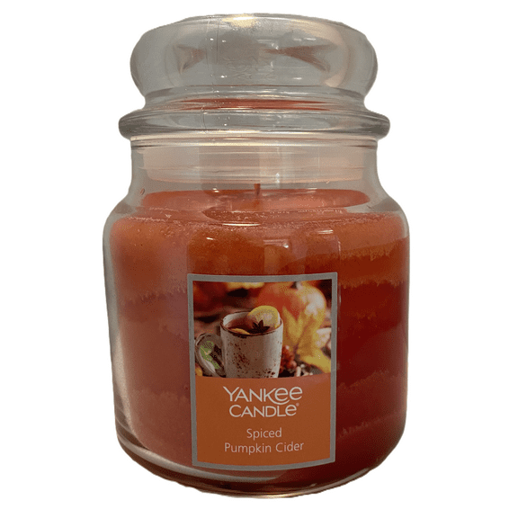 Yankee Candle Spiced Pumpkin Cider Medium Original Jar Candle 14.5oz